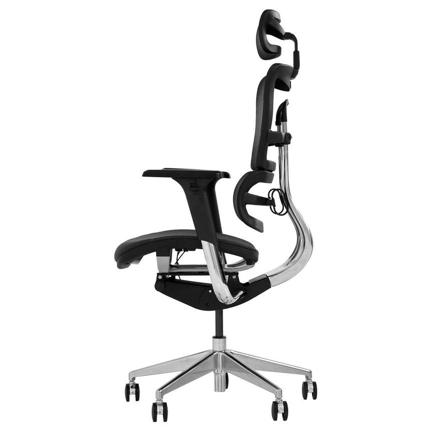 Arsenio Black High Back Desk Chair  alternate image, 5 of 12 images.
