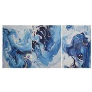 Azure Set of 3 Acrylic Wall Art  main image, 1 of 3 images.