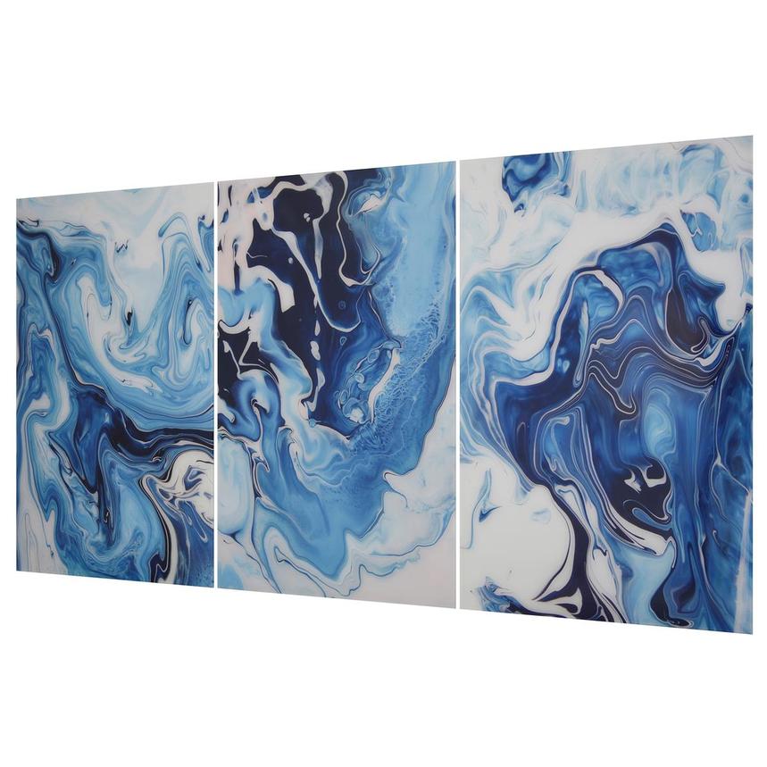 Azure Set of 3 Acrylic Wall Art  alternate image, 2 of 3 images.