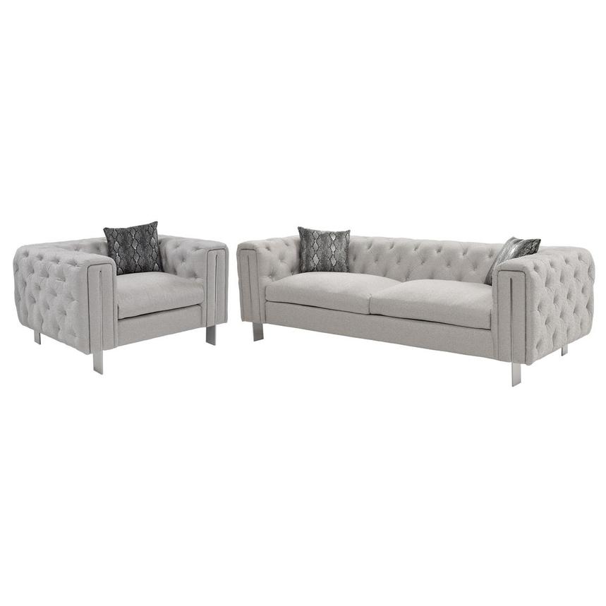Dimitra Gray Living Room Set El Dorado Furniture