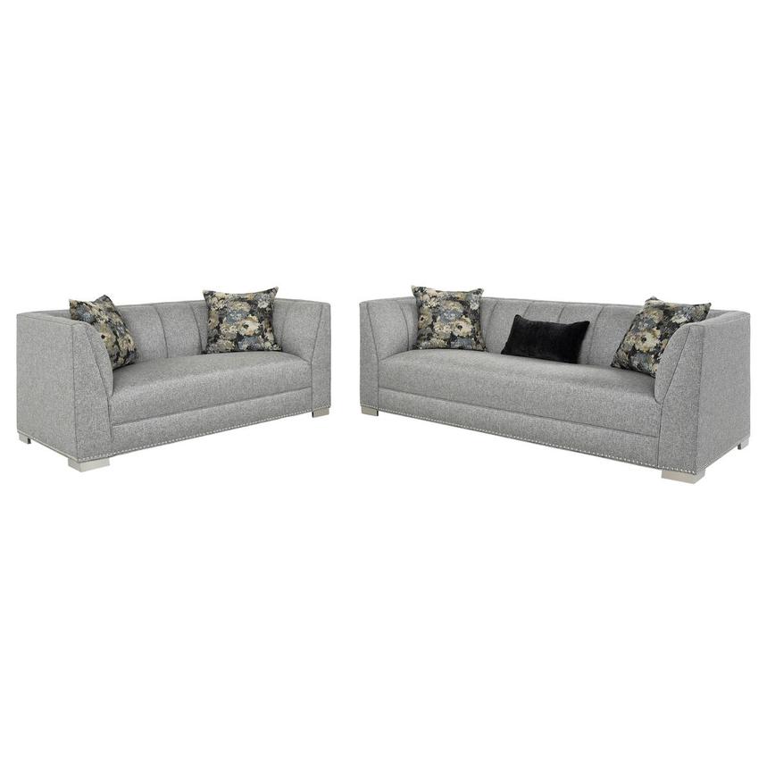 Paige Gray Living Room Set El Dorado Furniture