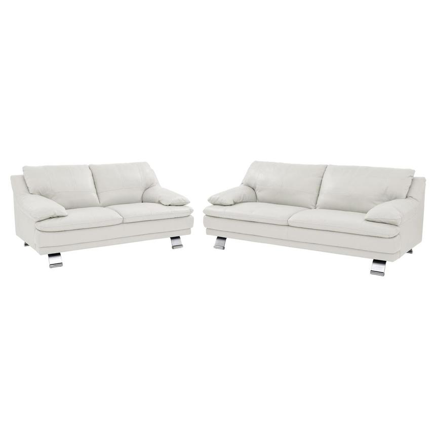 Rio White 2-Piece Living Room Set main image, 1 of 3 images.