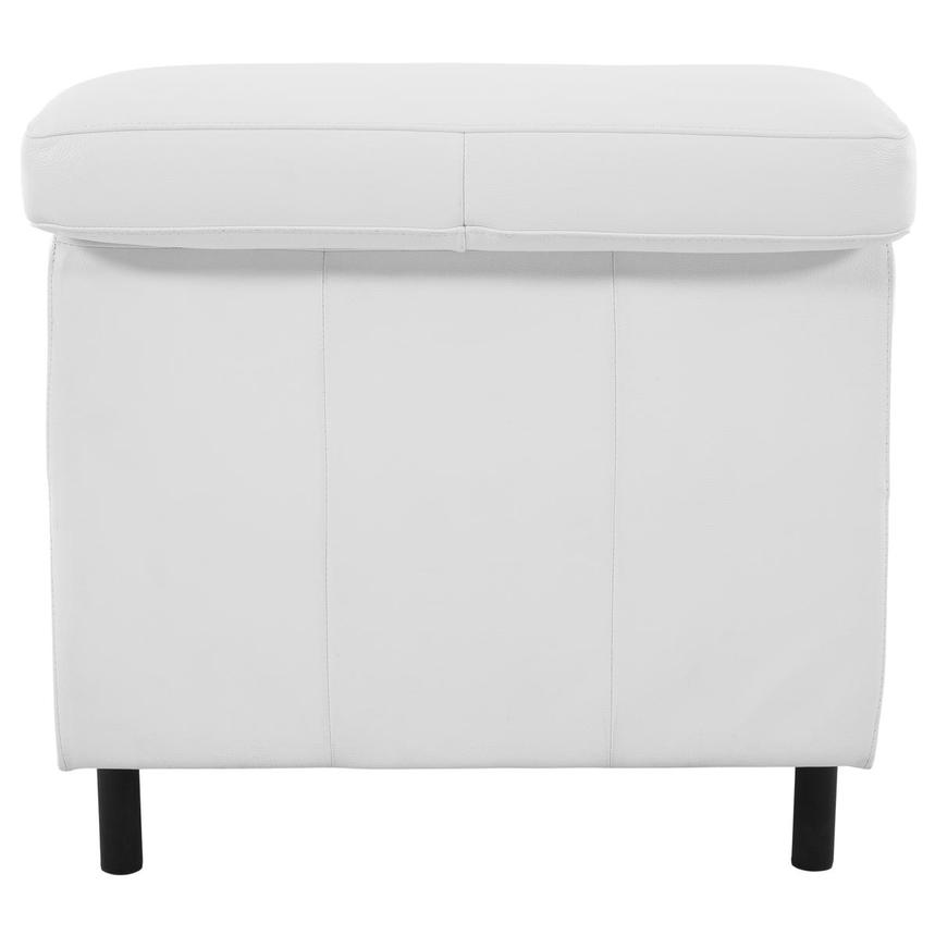 Anchi White Armless Chair  alternate image, 4 of 5 images.