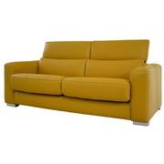 Bay Harbor Yellow Leather Sleeper  alternate image, 3 of 12 images.