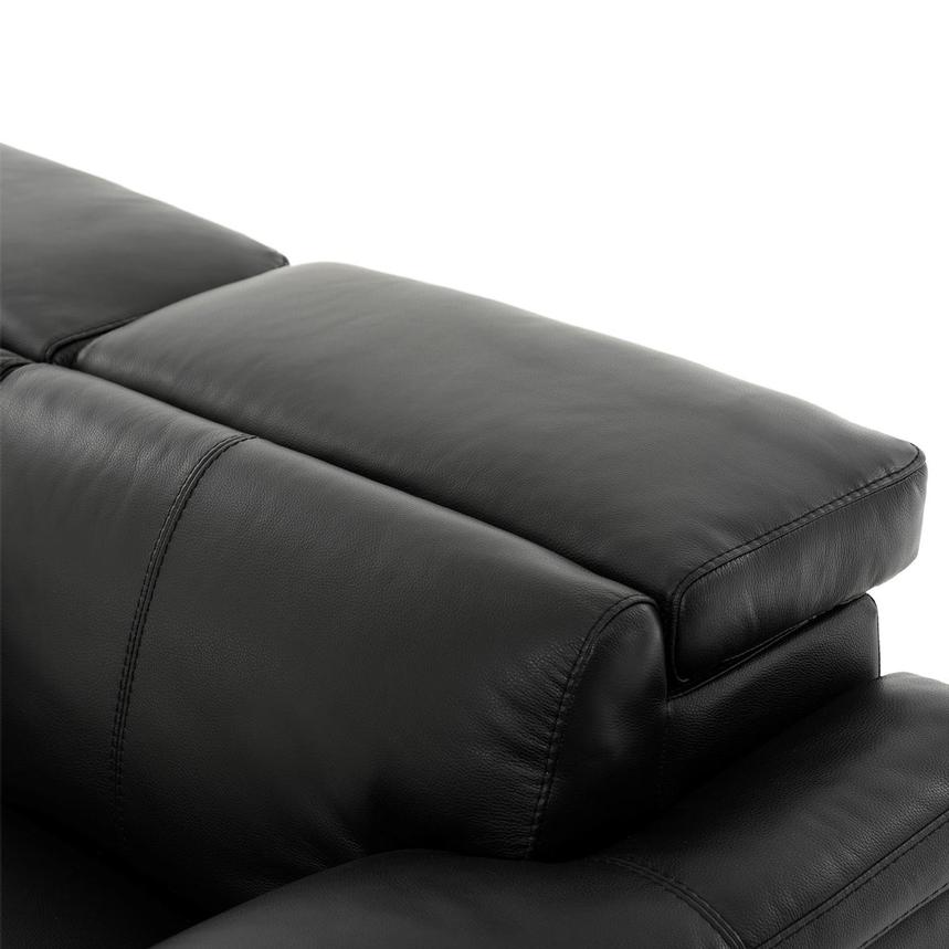 Charlie Black Leather Power Reclining Loveseat  alternate image, 7 of 12 images.