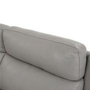 Barry Gray Leather Power Reclining Sectional with 6PCS/3PWR  alternate image, 8 of 14 images.
