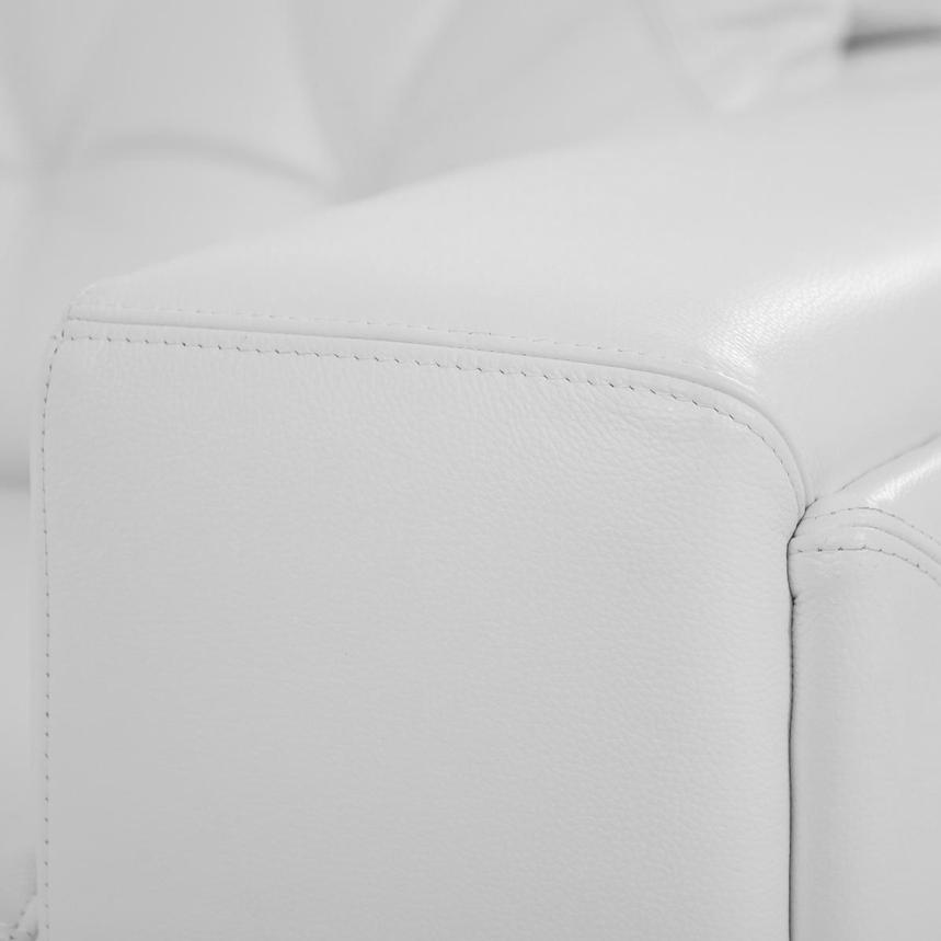 Anchi White Leather Power Reclining Sectional with 5PCS/3PWR alternate image, 7 of 11 images.