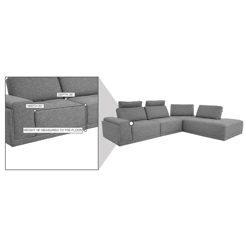 Satellite Corner Sofa w/Right Chaise  alternate image, 5 of 6 images.