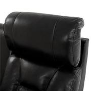 Gio Black Leather Power Reclining Sofa w/Console  alternate image, 7 of 15 images.