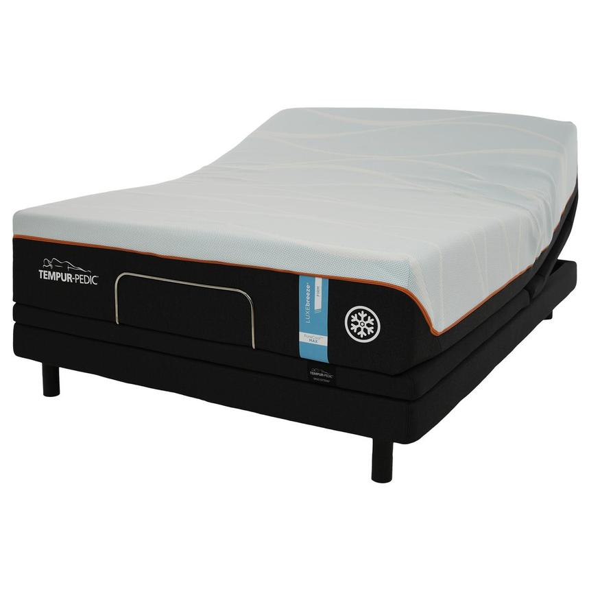 LuxeBreeze Firm Queen Mattress w/Ergo® Extend Powered Base by Tempur