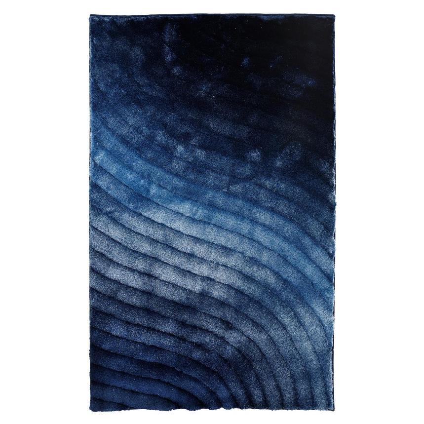 Retro Blue 5' x 8' Area Rug El Dorado Furniture