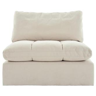 Francine Cream Armless Chair