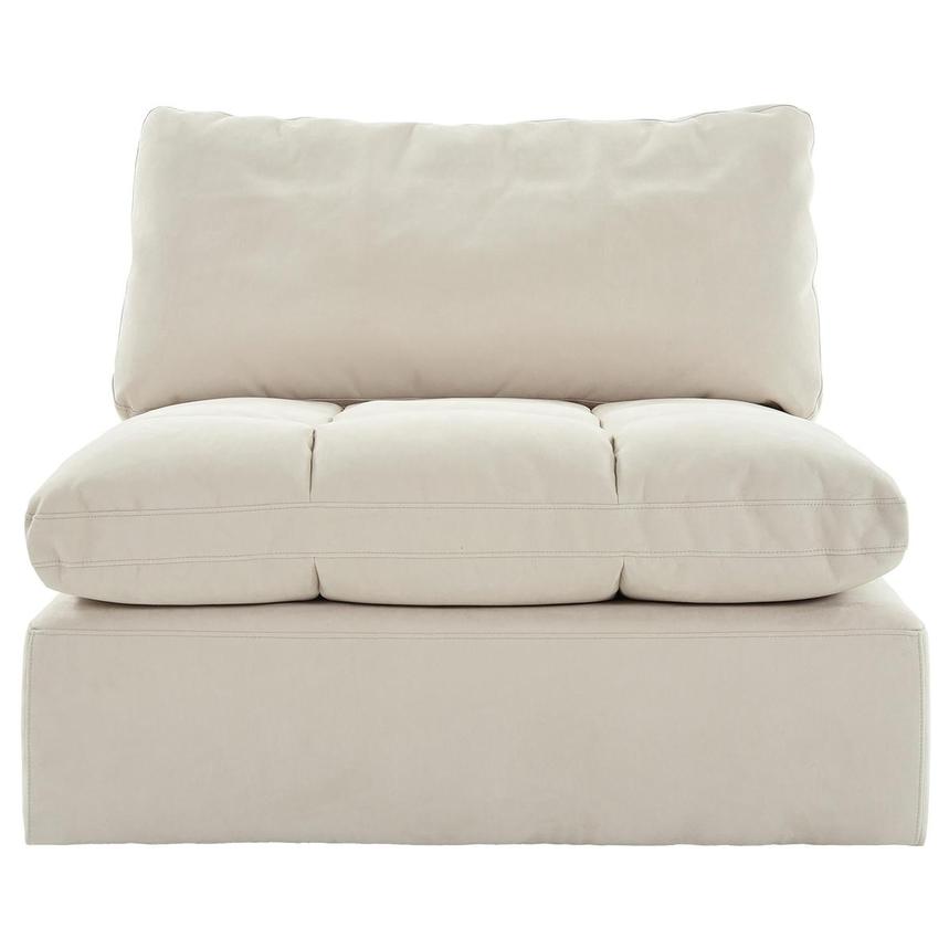Francine Cream Armless Chair main image, 1 of 6 images.