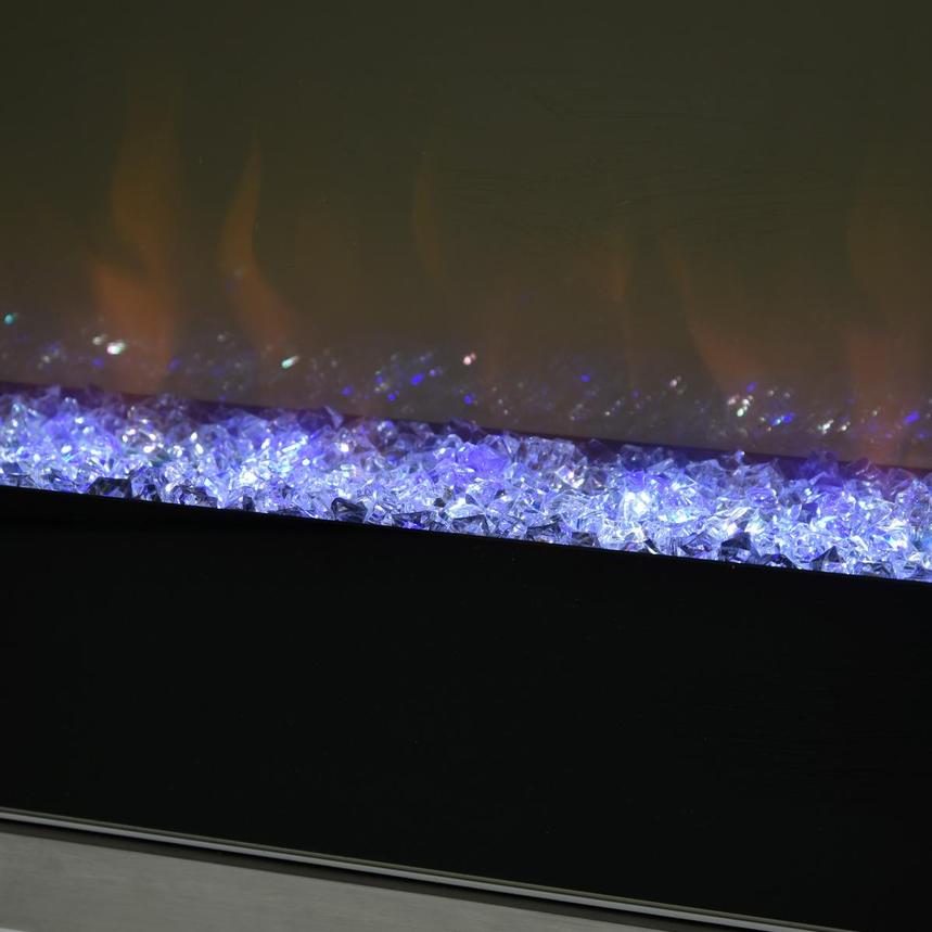 Teire White Electric Fireplace w/Cabinets  alternate image, 10 of 17 images.