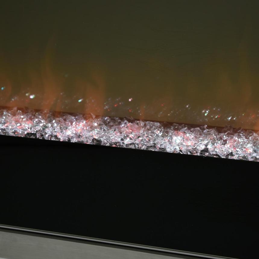 Teire White Electric Fireplace  alternate image, 5 of 12 images.