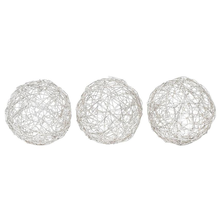 Wire II Set of 3 Spheres | El Dorado Furniture