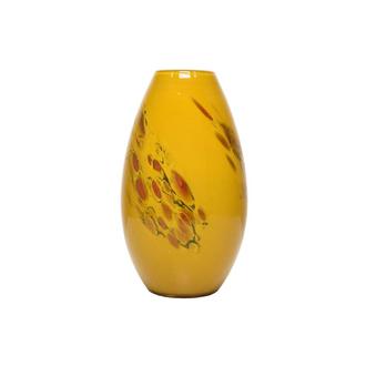 Splash Yellow Small Glass Vase
