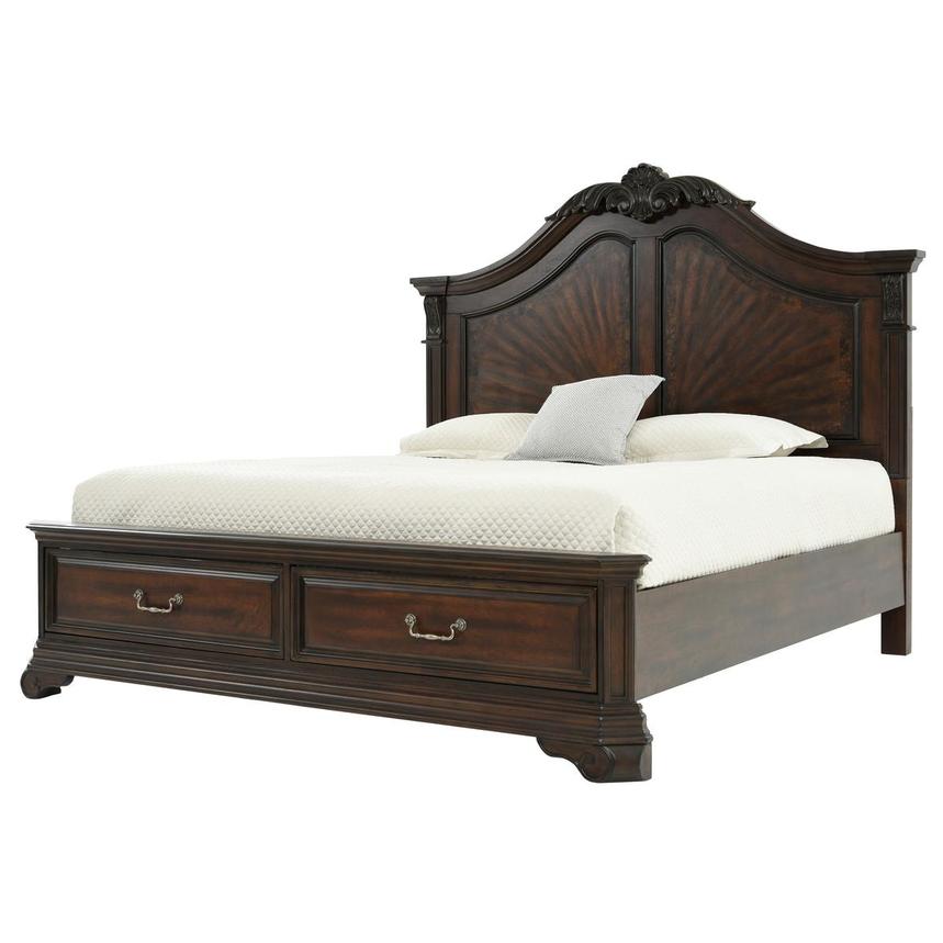 Charles Queen Storage Bed  main image, 1 of 10 images.