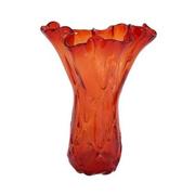 Mahle Red Glass Vase  main image, 1 of 6 images.