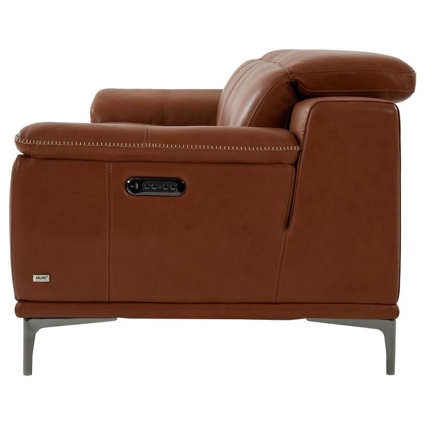 Katherine Tan Leather Power Reclining Sofa El Dorado Furniture