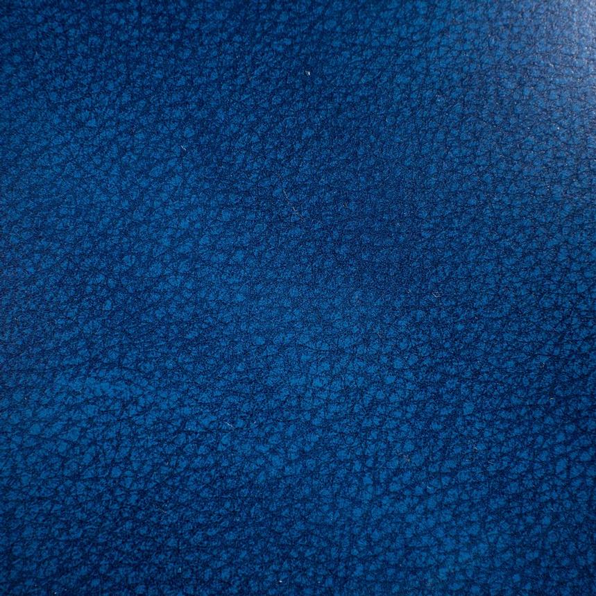 Aviator II Blue Leather Accent Chair alternate image, 8 of 9 images.