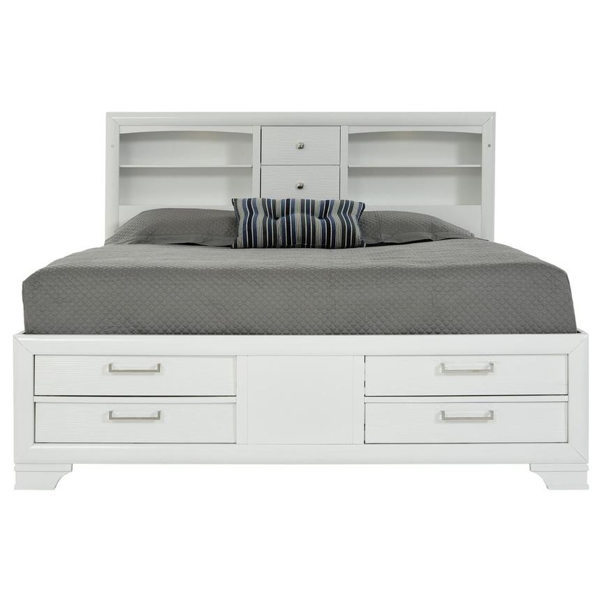 Jordyn White 4Piece King Bedroom Set El Dorado Furniture