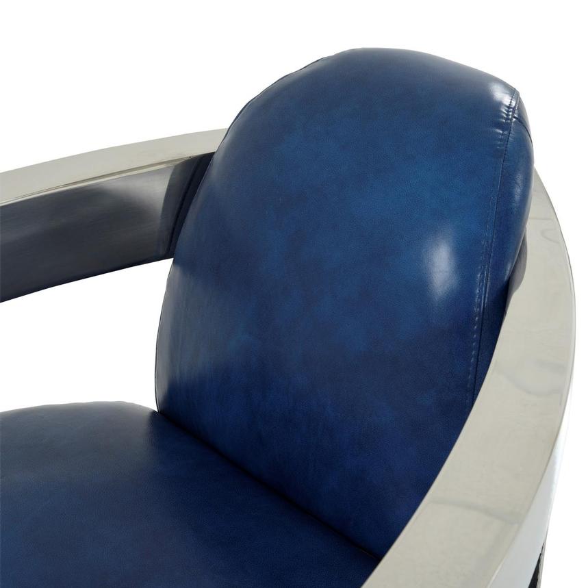 Aviator II Blue Accent Chair  alternate image, 7 of 10 images.