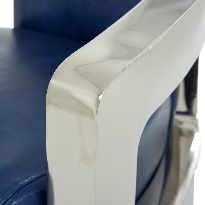 Aviator II Blue Accent Chair  alternate image, 8 of 10 images.