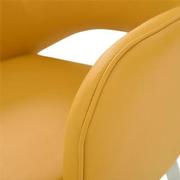 Finley Yellow Swivel Side Chair  alternate image, 6 of 6 images.