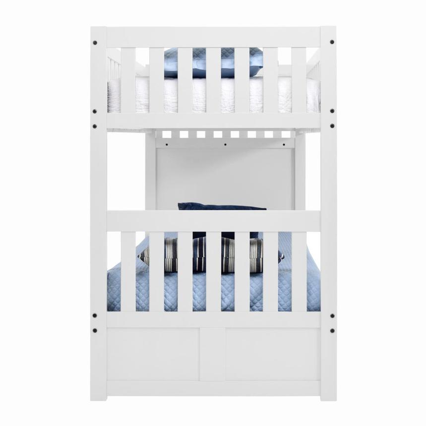 Balto White Twin Bunk Bed w/Storage  alternate image, 5 of 7 images.