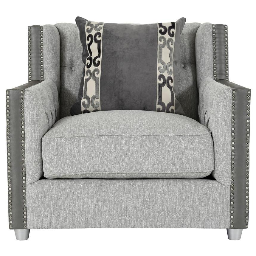 Sonia Gray Accent Chair  alternate image, 2 of 8 images.