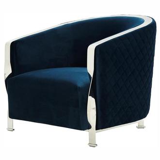 Maxi Blue Accent Chair