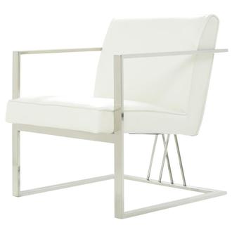 Small white accent chair hot sale