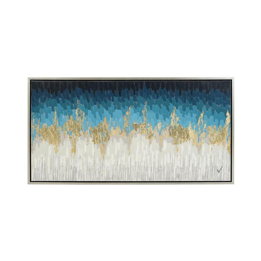 Zahara Blue Canvas Wall Art El Dorado Furniture - Aqua Blue Canvas Wall Decor Zahara Blue Canvas Wall Art El Dorado Furniture - Aqua Blue Canvas Wall Decor