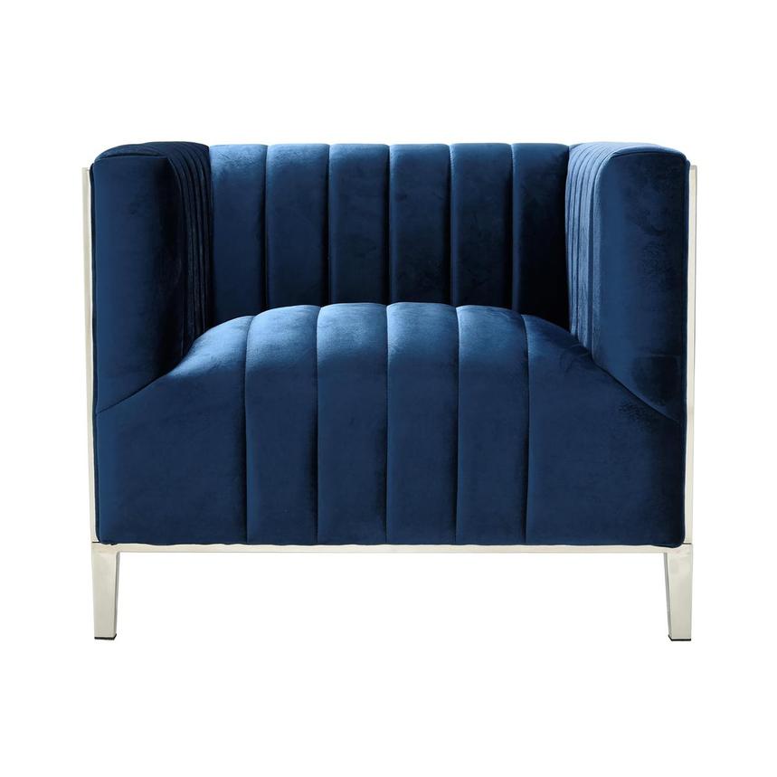 Conrad Blue Accent Chair  alternate image, 3 of 6 images.