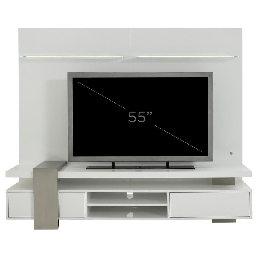 Totem White Wall Unit El Dorado Furniture