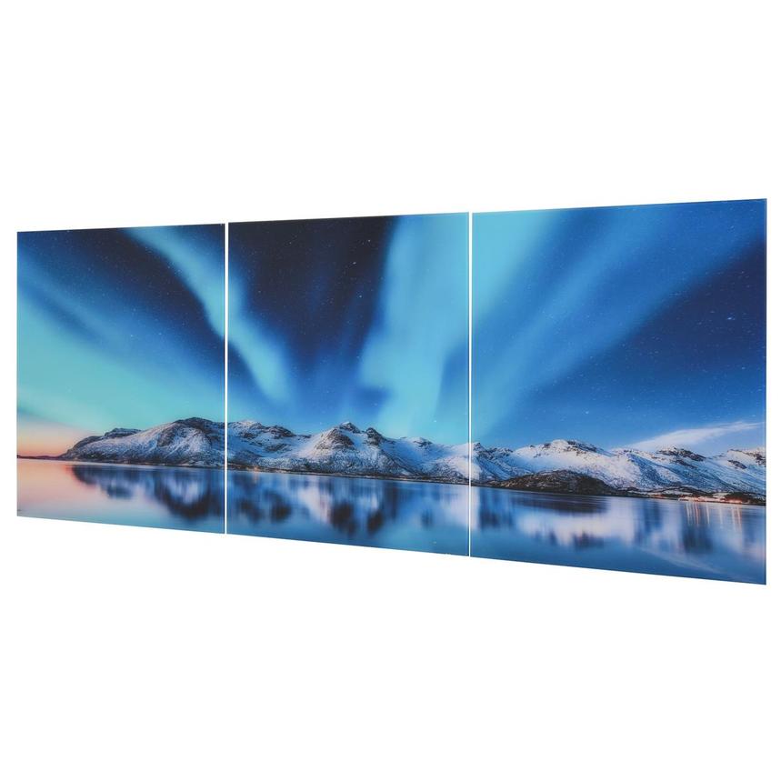 Northern Lights Set of 3 Acrylic Wall Art  alternate image, 2 of 5 images.