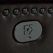 Billy Joe Leather Power Reclining Sectional with 5PCS/2PWR  alternate image, 9 of 9 images.
