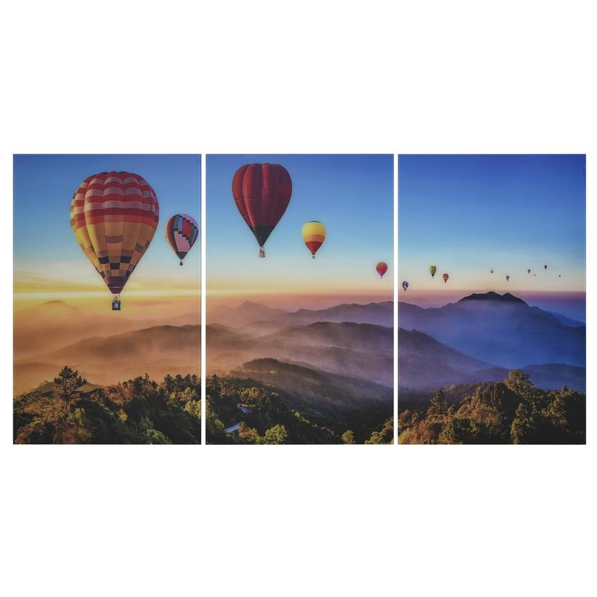Chiang Mai Set of 3 Acrylic Wall Art main image, 1 of 4 images.