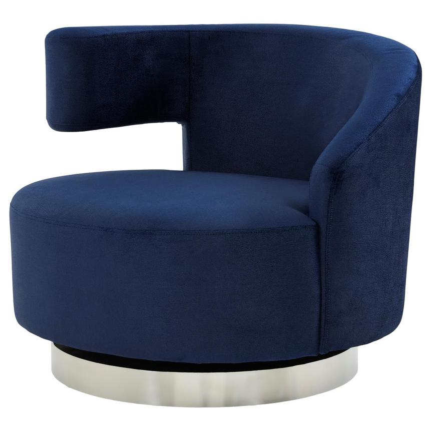 Okru II Dark Blue Accent Chair  alternate image, 2 of 8 images.