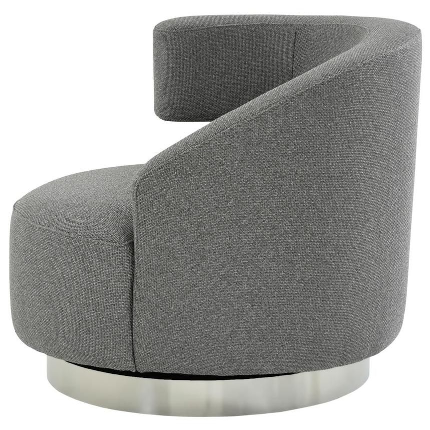 Okru Dark Gray Accent Chair w/2 Pillows  alternate image, 4 of 11 images.