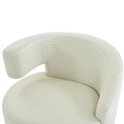 Okru II Cream Swivel Chair w/2 Pillows  alternate image, 6 of 11 images.