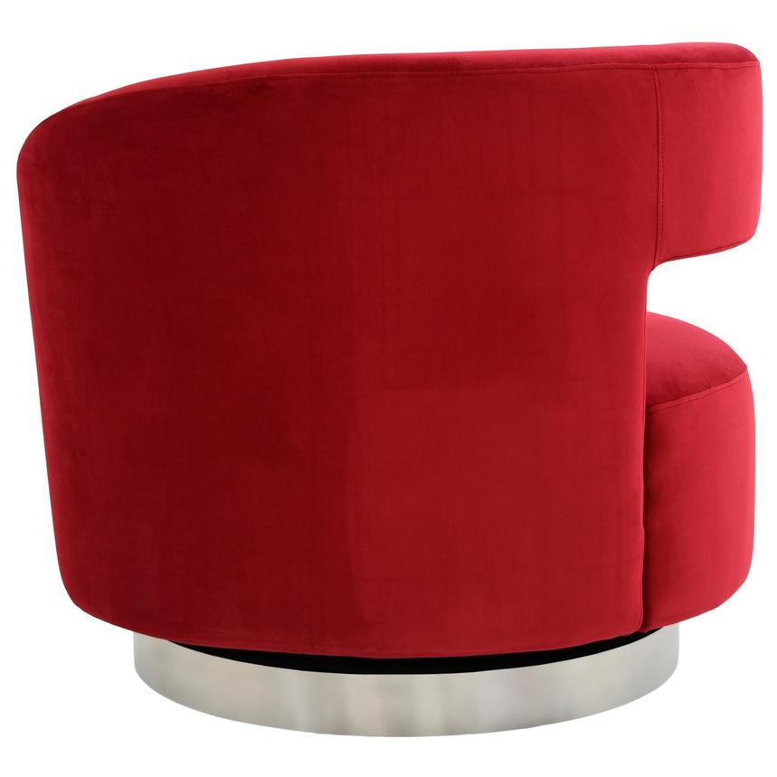 Okru II Red Accent Chair w/2 Pillows  alternate image, 5 of 11 images.
