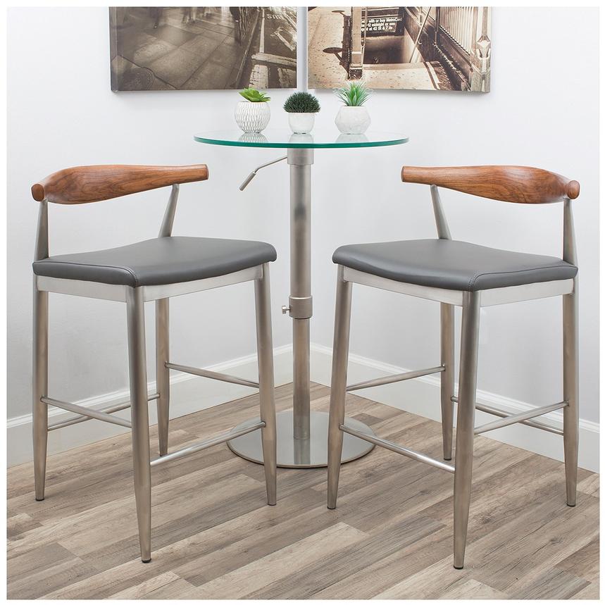 Timber Gray Counter Stool  alternate image, 3 of 9 images.