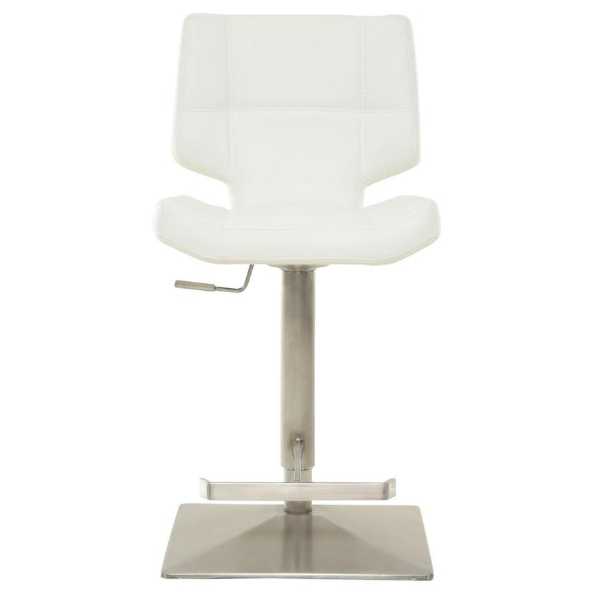 Emely White Adjustable Stool  alternate image, 3 of 10 images.