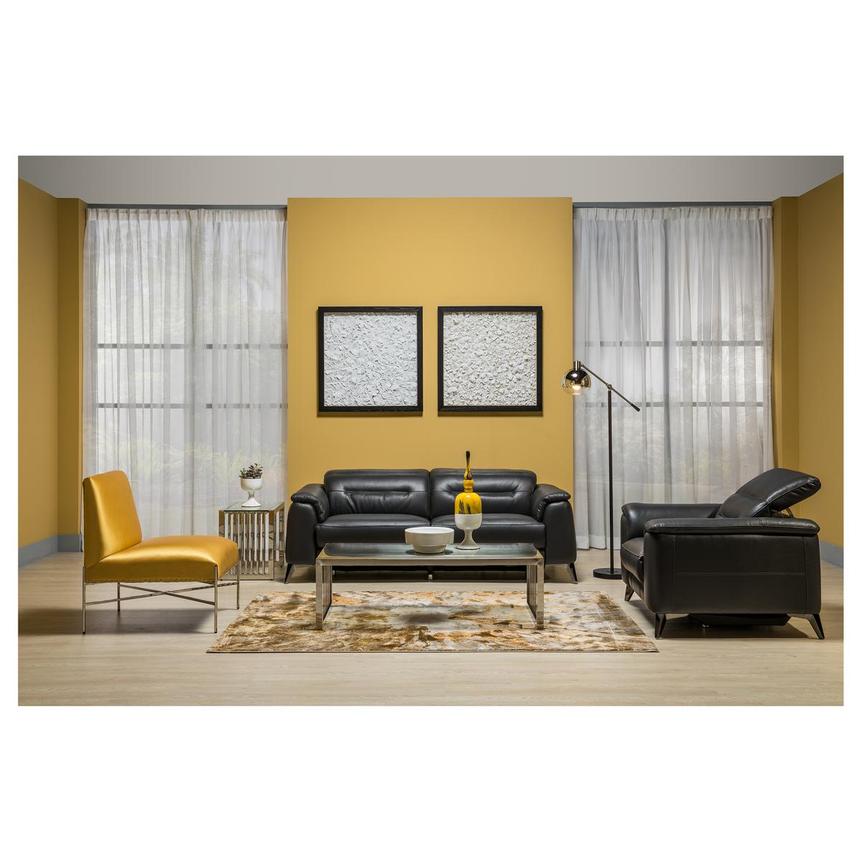 Anabel Gray Leather Power Reclining Sectional with 5PCS/3PWR  alternate image, 2 of 11 images.