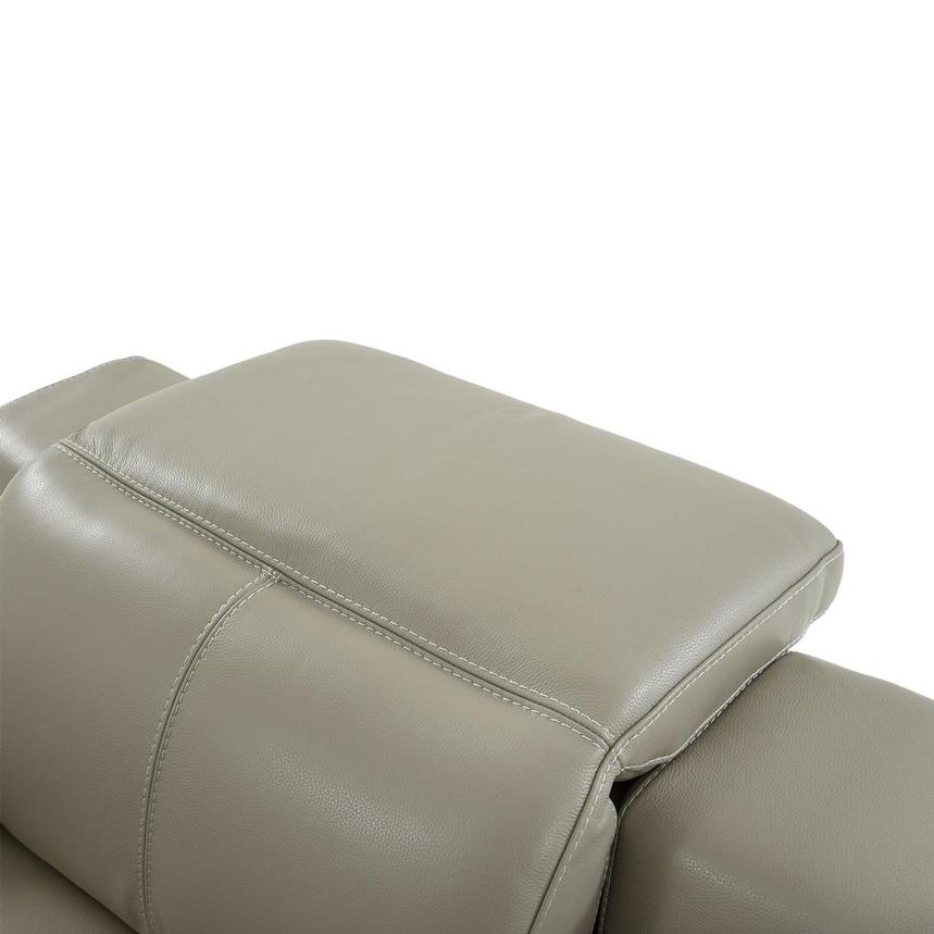 Katherine Taupe Leather Power Recliner  alternate image, 7 of 11 images.