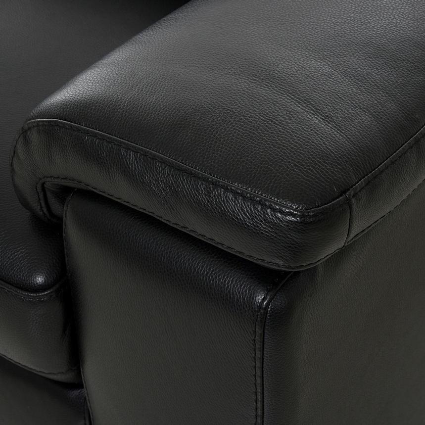 Charlie Black Leather Chair  alternate image, 8 of 11 images.