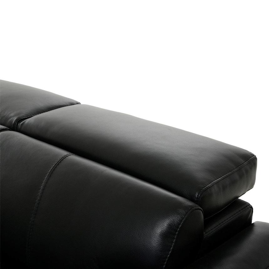 Charlie Black Leather Sofa  alternate image, 7 of 11 images.