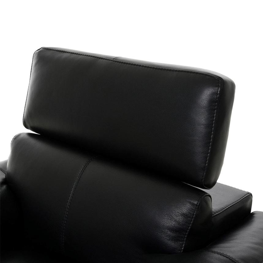 Charlie Black Leather Chair El Dorado, Small Black Leather Chair